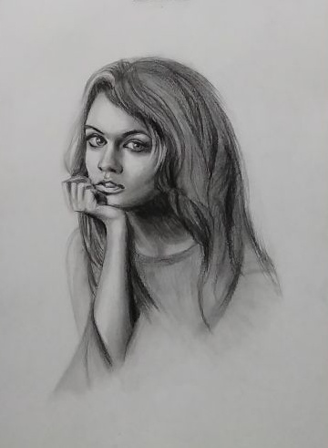 self-portrait #1: class sketch & reference artist! – ✄✄✄